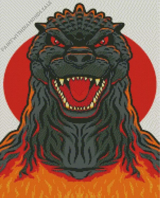 Godzilla Monster Diamond Painting