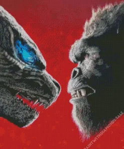 King Kong VS Godzilla Diamond Painting