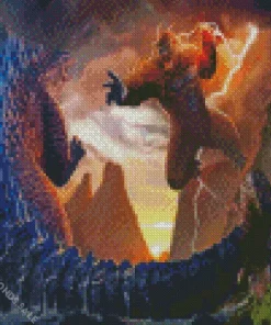 Godzilla VS Kong Gorilla Diamond Painting