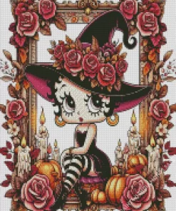 Halloween Betty Boop Diamond Painting