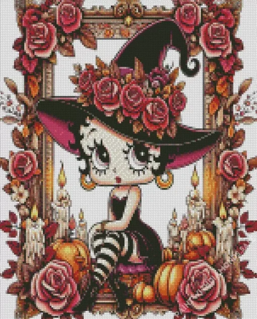 Halloween Betty Boop Diamond Painting