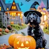 Halloween Boykin Spaniel Diamond Painting