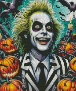 Halloween Beetlejuice Diamond Paintings