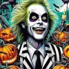 Halloween Beetlejuice Diamond Paintings