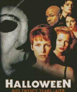 halloween h20 twenty years later poster Diamond With Numbers