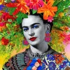 Floral Frida Kahlo Diamond Painting