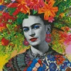 Floral Frida Kahlo Diamond Painting