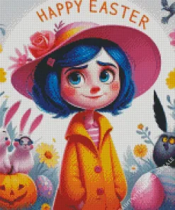 Happy Easter Coraline Diamond Paintings