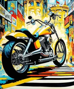 harley davidson art Diamond Paints