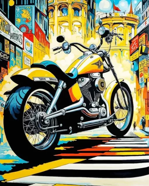 harley davidson art Diamond Paints