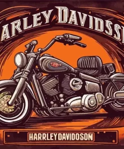 harley davidson poster Diamond Paints