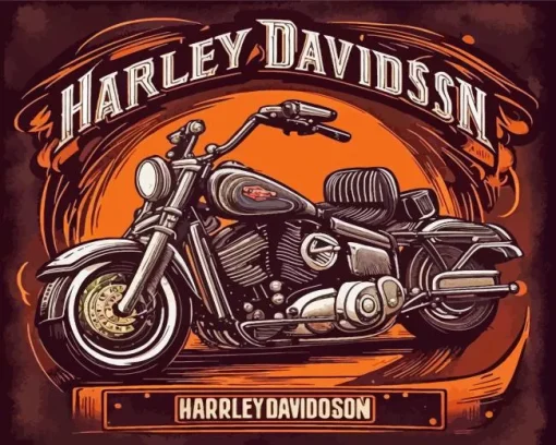 harley davidson poster Diamond Paints