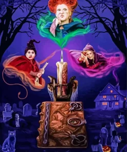 hocus pocus disney movie Diamond By Numbers