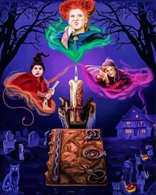 hocus pocus disney movie Diamond By Numbers