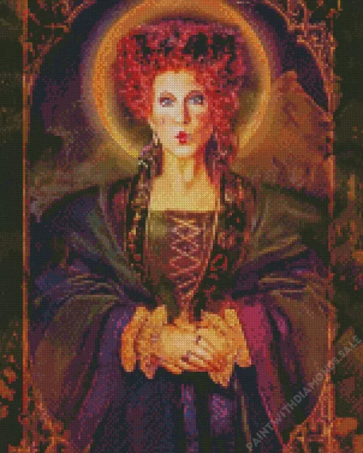 hocus pocus winifred sanderson witch Diamond Paintings