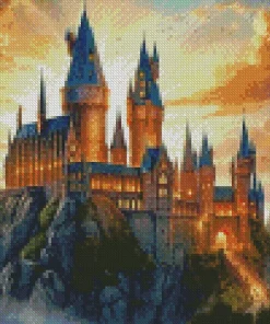 hogwarts castle harry potter Diamond Paints