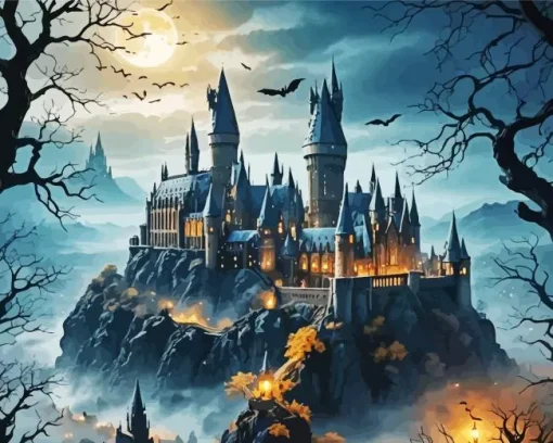 hogwarts school harry potter Diamond Paintings