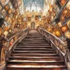 hogwarts staircase Diamond Paintings