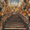 hogwarts staircase Diamond Paints