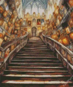 hogwarts staircase Diamond Paints