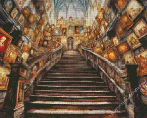 hogwarts staircase Diamond Paints