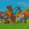 Horse Minecraft Diamond Painting