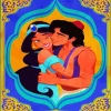 Aladdin And Jasmine Art Diamond Painting