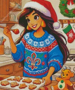 Jasmine Disney Christmas Diamond Painting