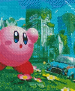 kirby game Diamond With Numbers