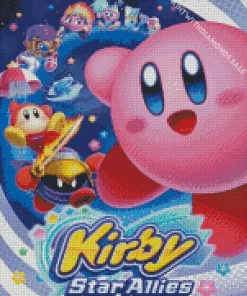 kirby star allies Diamond With Numbers