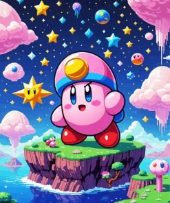 kirby video game Diamond Paints