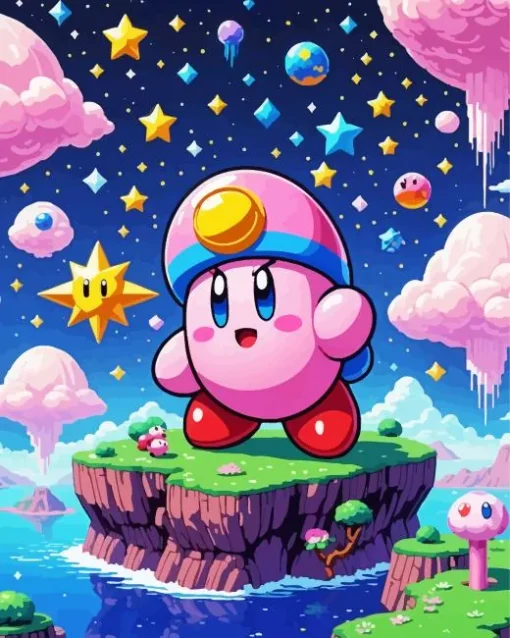 kirby video game Diamond Paints