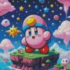 kirby video game Diamond With Numbers