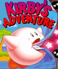 kirbys adventure video game Diamond Paints