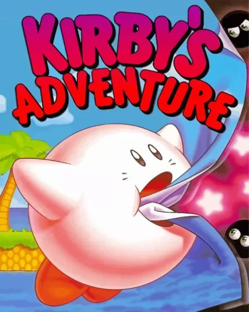 kirbys adventure video game Diamond Paints