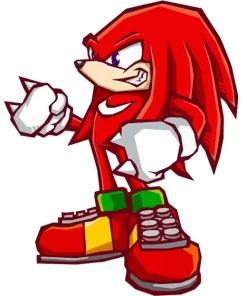 Knuckles The Echidna Diamond Painting