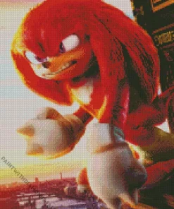 Knuckles The Echidna Sonic The Hedgehog Diamond Painting