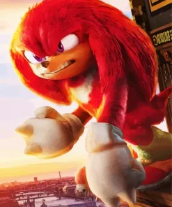 Knuckles The Echidna Sonic The Hedgehog Diamond Painting