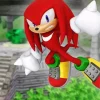 Knuckles The Echidna Character Diamond Painting