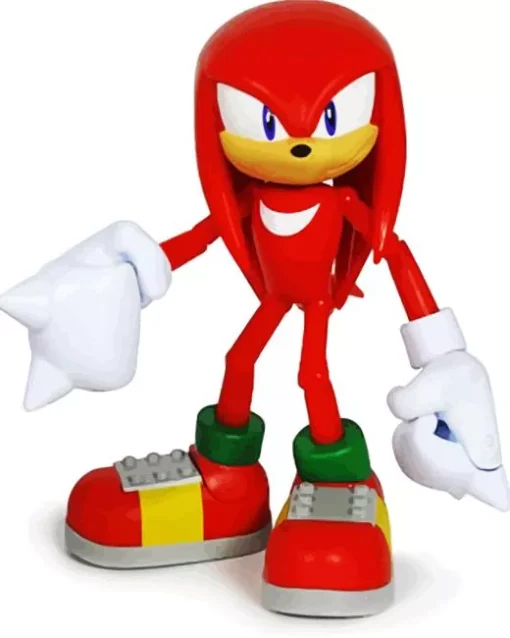 Knuckles The Echidna In Sonic The Hedgehog Diamond Painting