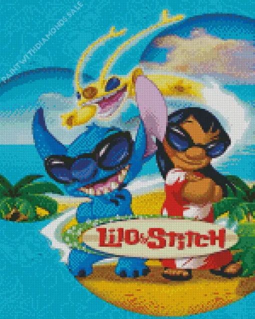 Lilo & Stitch Art Diamond Painting