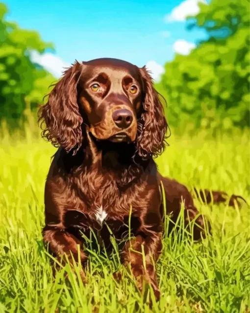 Lovely Boykin Spaniel Diamond Painting