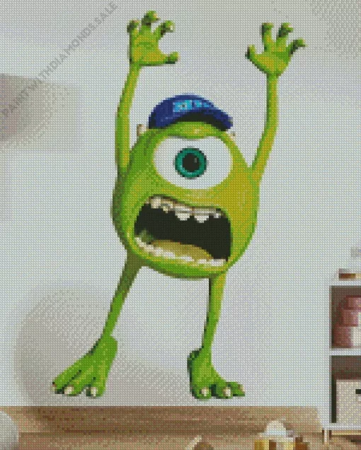 Mad Mike Wazowski Diamond Painting