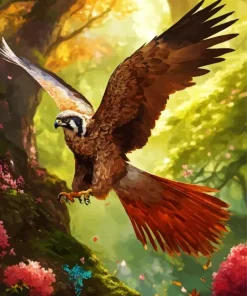 Magical Black Kite Diamond Painting