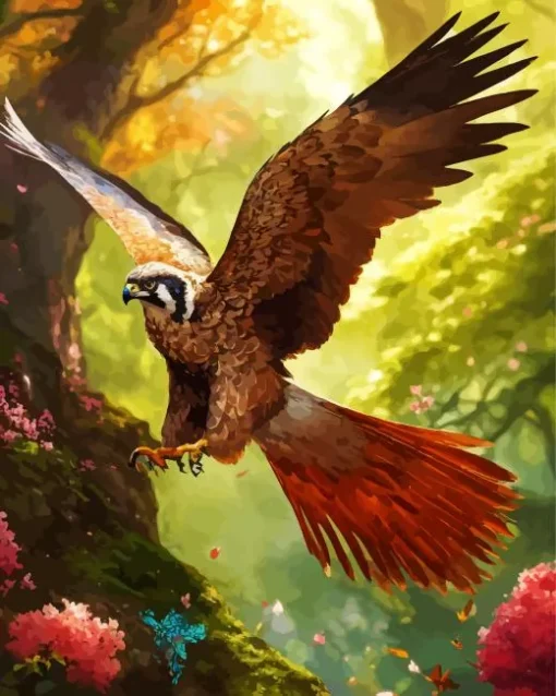 Magical Black Kite Diamond Painting