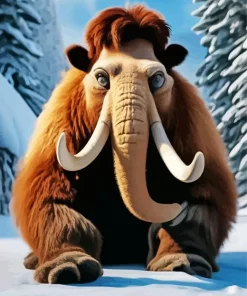 Manny In Ice Age Diamond Painting