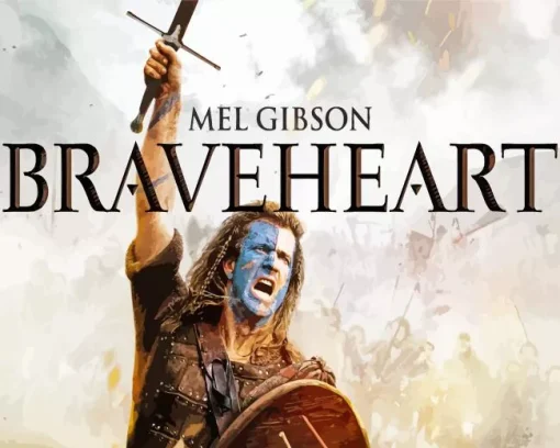 Mel Gibson In Braveheart Diamond Painting