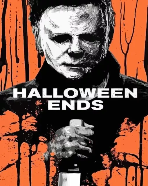 michael myers halloween ends movie poster Diamond Paints