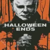 michael myers halloween ends movie poster Diamond With Numbers