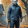 michael myers horror halloween movie Diamond Paints